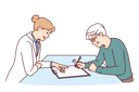 پیش‌نمایش فایل old-man-is-signing-operation-form-10936266 از پک فعالیت افراد
