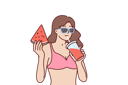 پیش‌نمایش فایل woman-i-bikini-drinks-fruit-juice-10936258 از پک فعالیت افراد