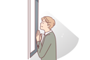 پیش‌نمایش فایل religious-man-prays-standing-at-window-and-holds-chain-with-catholic-christian-crucifix-10936245 از پک فعالیت افراد