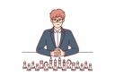 پیش‌نمایش فایل businessman-is-playing-chess-10936226 از پک فعالیت افراد