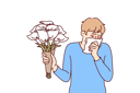 پیش‌نمایش فایل man-have-allergy-of-tulip-flowers-10936225 از پک فعالیت افراد