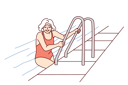 پیش‌نمایش فایل elder-woman-is-enjoying-swimming-10930394 از پک فعالیت افراد