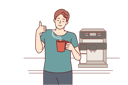 پیش‌نمایش فایل employee-is-enjoying-his-tea-break-10930404 از پک فعالیت افراد