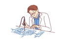 پیش‌نمایش فایل engineer-is-soldering-computer-board-10930429 از پک فعالیت افراد