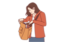 پیش‌نمایش فایل student-is-finding-documents-in-her-bag-10930396 از پک فعالیت افراد