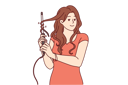پیش‌نمایش فایل woman-is-doing-electric-curls-in-her-hair-10930419 از پک فعالیت افراد