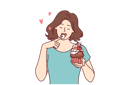 پیش‌نمایش فایل woman-is-eating-delicious-cupcake-10930425 از پک فعالیت افراد