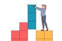 پیش‌نمایش فایل businesswoman-achieves-business-targets-10946209 از پک فعالیت افراد