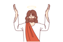 پیش‌نمایش فایل jesus-messiah-is-praying-to-god-10946219 از پک فعالیت افراد