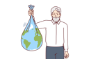 پیش‌نمایش فایل old-man-is-spreading-environmental-awareness-10946221 از پک فعالیت افراد
