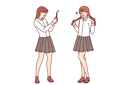 پیش‌نمایش فایل teenage-girls-are-clicking-each-others-photo-10946212 از پک فعالیت افراد