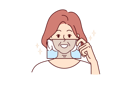 پیش‌نمایش فایل woman-shows-white-teeth-smile-10946220 از پک فعالیت افراد