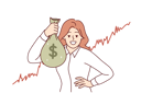پیش‌نمایش فایل businesswoman-earns-maximum-profit-10946161 از پک فعالیت افراد
