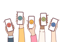 پیش‌نمایش فایل emoticons-on-phone-10945964 از پک فعالیت افراد