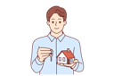 پیش‌نمایش فایل agent-hands-over-new-house-keys-to-new-clients-10945955 از پک فعالیت افراد