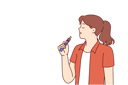 پیش‌نمایش فایل woman-holds-electronic-cigarette-10945949 از پک فعالیت افراد