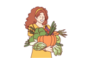 پیش‌نمایش فایل woman-is-holding-vegetable-basket-10950802 از پک فعالیت افراد