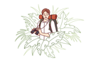 پیش‌نمایش فایل man-is-traveling-in-the-forest-10950763 از پک فعالیت افراد