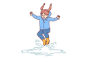 پیش‌نمایش فایل happy-girl-is-jumping-in-downpour-10950692 از پک فعالیت افراد