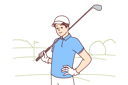 پیش‌نمایش فایل man-plays-golf-in-golf-ground-10950685 از پک فعالیت افراد