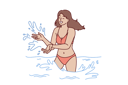 پیش‌نمایش فایل bikini-woman-enjoys-in-aqua-park-10976055 از پک فعالیت افراد