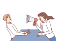 پیش‌نمایش فایل woman-boss-yells-at-subordinate-through-megaphone-10976052 از پک فعالیت افراد