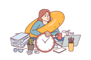 پیش‌نمایش فایل employee-is-overburdened-with-office-work-10975995 از پک فعالیت افراد