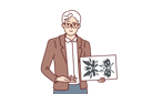 پیش‌نمایش فایل man-psychotherapist-holds-picture-of-rorschach-test-10975997 از پک فعالیت افراد