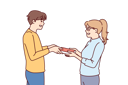 پیش‌نمایش فایل student-passes-book-to-girl-student-10976002 از پک فعالیت افراد