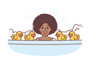 پیش‌نمایش فایل baby-girl-is-playing-with-duck-toy-in-bathtub-10950539 از پک فعالیت افراد