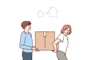 پیش‌نمایش فایل couple-is-shifting-their-home-materials-into-new-home-10950532 از پک فعالیت افراد