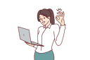 پیش‌نمایش فایل businesswoman-enjoys-her-work-10950447 از پک فعالیت افراد