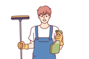 پیش‌نمایش فایل man-cleans-window-glass-10950450 از پک فعالیت افراد