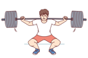 پیش‌نمایش فایل man-does-weight-lifting-squats-10950448 از پک فعالیت افراد