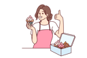 پیش‌نمایش فایل woman-makes-strawberry-cupcake-10950443 از پک فعالیت افراد
