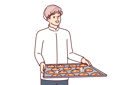 پیش‌نمایش فایل man-bakes-cookies-in-bakery-house-10950371 از پک فعالیت افراد