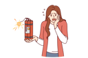 پیش‌نمایش فایل frightened-woman-holds-dynamite-in-hands-10950315 از پک فعالیت افراد