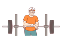 پیش‌نمایش فایل elderly-man-exercises-with-barbell-for-training-10950284 از پک فعالیت افراد