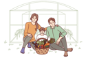 پیش‌نمایش فایل family-of-farmers-with-fresh-vegetables-10950273 از پک فعالیت افراد