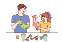 پیش‌نمایش فایل father-and-daughter-are-conducting-chemical-experiments-10950276 از پک فعالیت افراد