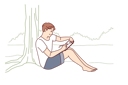 پیش‌نمایش فایل man-is-enjoying-drawing-in-tablet-10950280 از پک فعالیت افراد