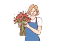 پیش‌نمایش فایل woman-is-holding-flower-bouquet-10950239 از پک فعالیت افراد