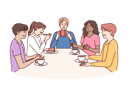 پیش‌نمایش فایل family-are-having-dinner-together-10950210 از پک فعالیت افراد