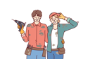 پیش‌نمایش فایل couple-is-repairing-their-own-house-10950204 از پک فعالیت افراد