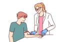 پیش‌نمایش فایل woman-doctor-preparing-patient-for-blood-test-10950203 از پک فعالیت افراد