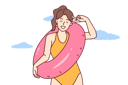 پیش‌نمایش فایل woman-is-enjoying-at-beach-10950197 از پک فعالیت افراد