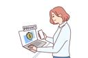 پیش‌نمایش فایل woman-is-stealing-all-confidential-data-10950196 از پک فعالیت افراد
