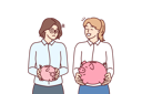 پیش‌نمایش فایل women-are-comparing-their-incomes-10950202 از پک فعالیت افراد