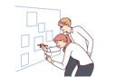 پیش‌نمایش فایل employees-are-making-marketing-strategy-10946644 از پک فعالیت افراد