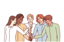 پیش‌نمایش فایل employees-work-together-to-achieve-targets-10946657 از پک فعالیت افراد